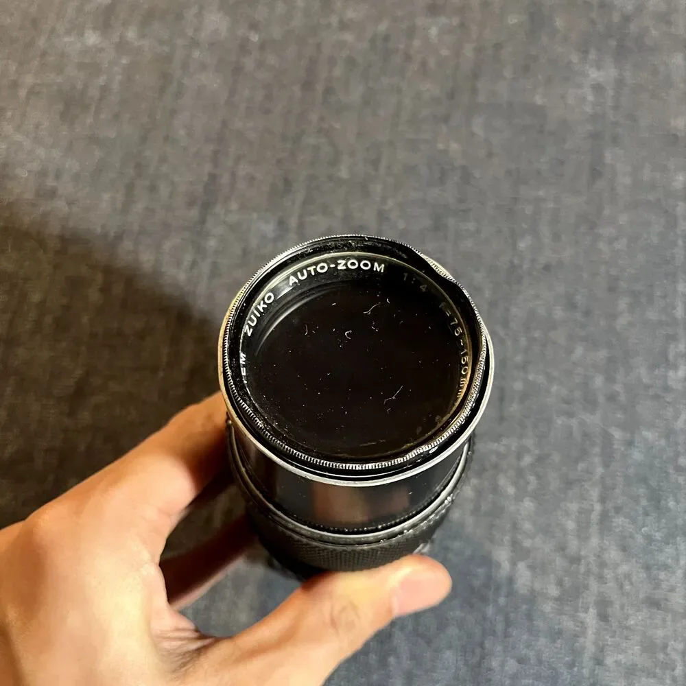 Lot of 2 Olympus OM-System Zuiko Auto-S 50mm f/1.4 and 75-150mm f/4 *Untested*